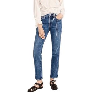 J. CREW 9” Vintage Straight High Waist Jeans BA610 Catskill Wash